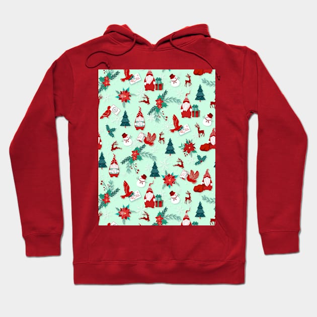 Pretty Christmas Winters Hoodie by Unalome_Designs